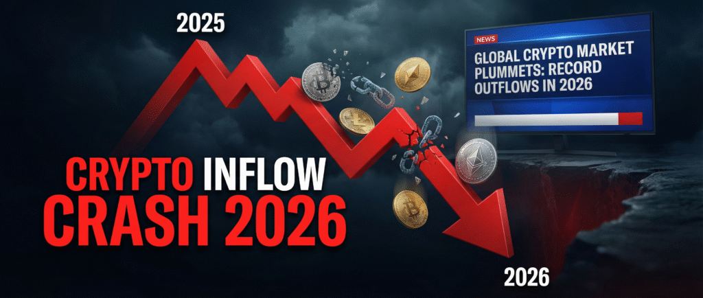 Приток в криптоактивы резко упал в 2026 году
