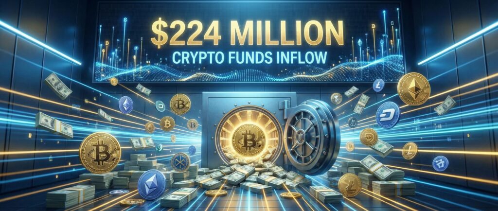 Криптофонды привлекли 224 миллиона долларов