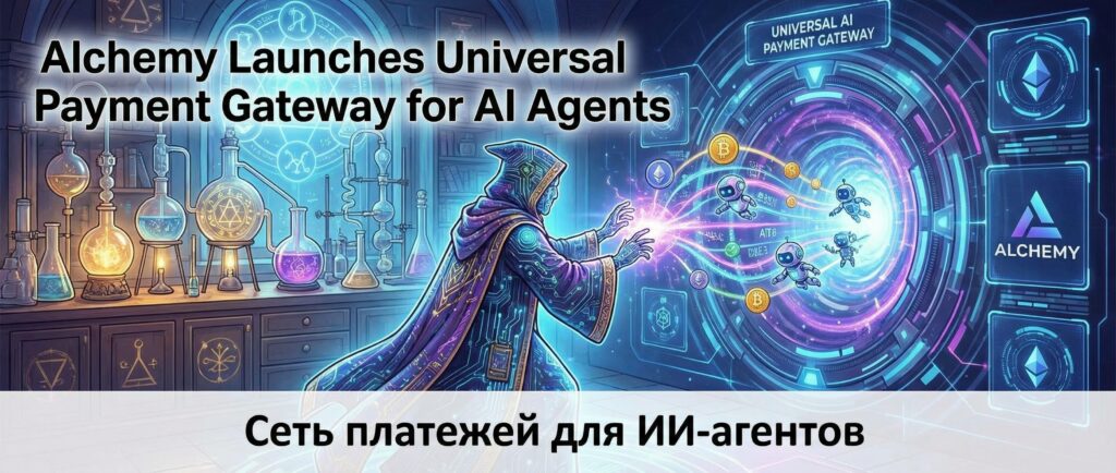 Alchemy запускает универсальный платежный шлюз для ИИ-агентов
