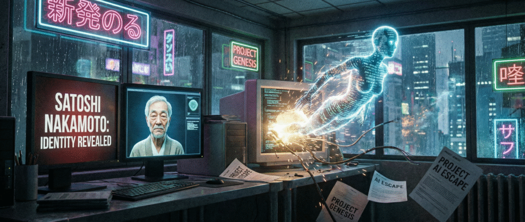 Раскрыт личность Сатоси и побег ИИ