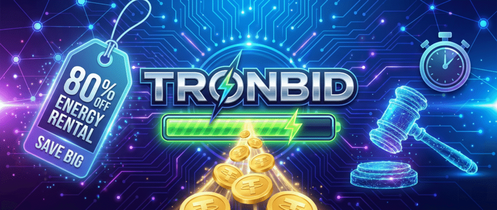 TronBid: аренда Energy для USDT со скидкой 80%