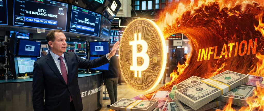 Пол Тюдор Джонс назвал биткоин лучшей защитой от инфляции