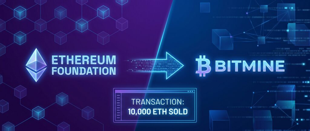 Ethereum Foundation продала 10 000 ETH компании BitMine