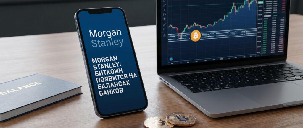 Morgan Stanley: биткоин появится на балансах банков