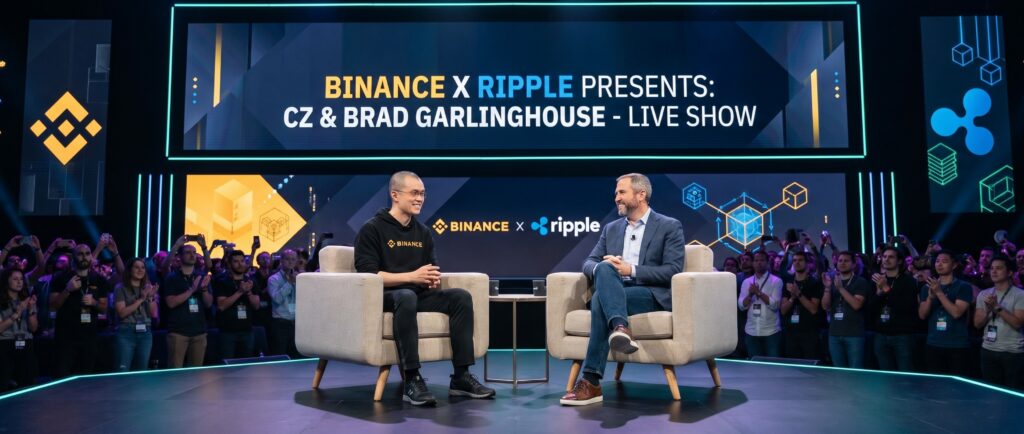 Binance проведет шоу с CZ и CEO Ripple