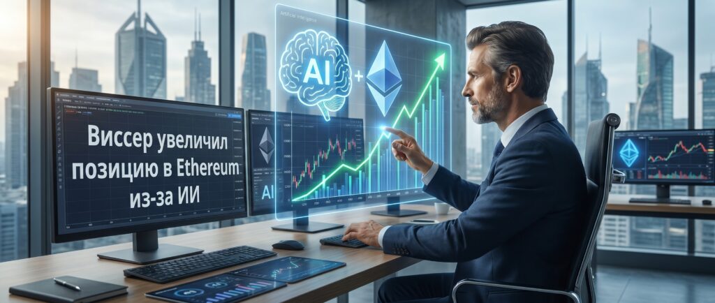 Виссер увеличил позицию в Ethereum из-за ИИ