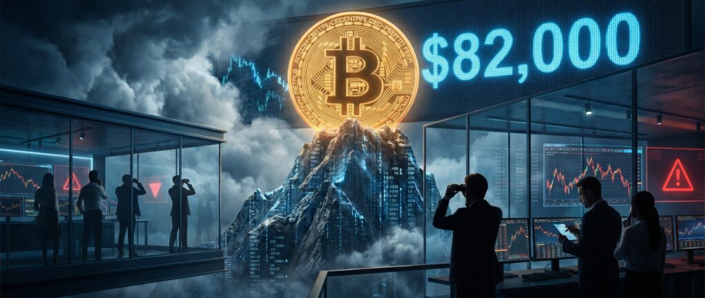 Биткоин протестировал $82 000, трейдеры осторожны