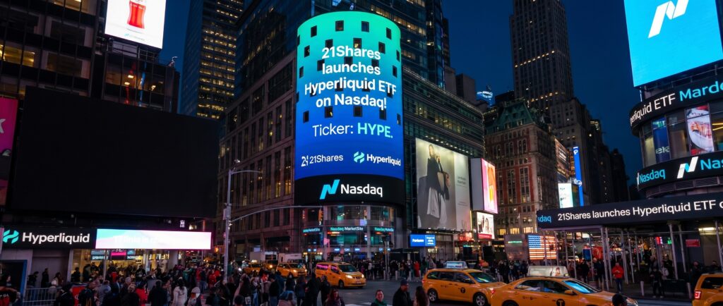 21Shares запустила ETF на Hyperliquid на Nasdaq