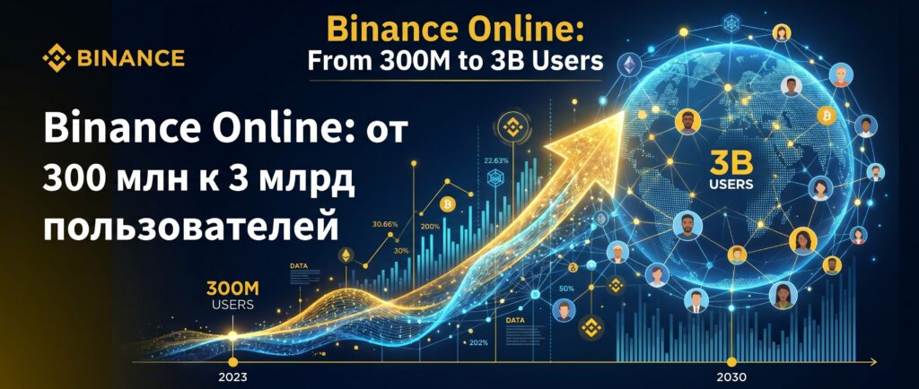 Binance Online: от 300 млн к 3 млрд пользователей