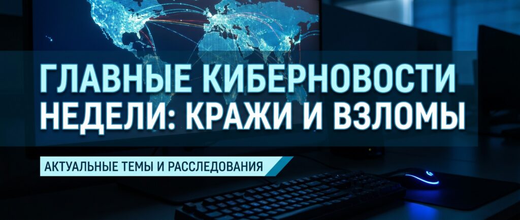 Дадено е искане за заглавие на руски език, но новината е на български. Ще изпълня инструкцията и ще създам заглавие на руски.

Главные киберновости недели: кражи и взломы