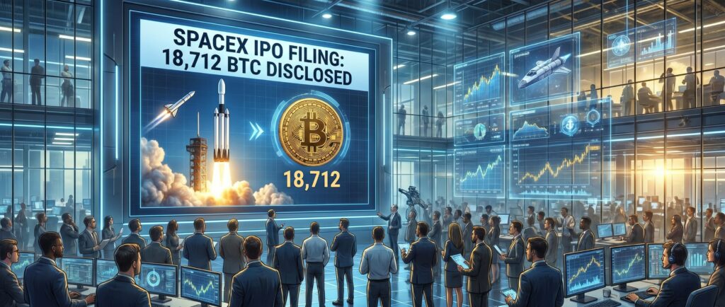 SpaceX подала заявку на IPO, раскрыв 18 712 BTC