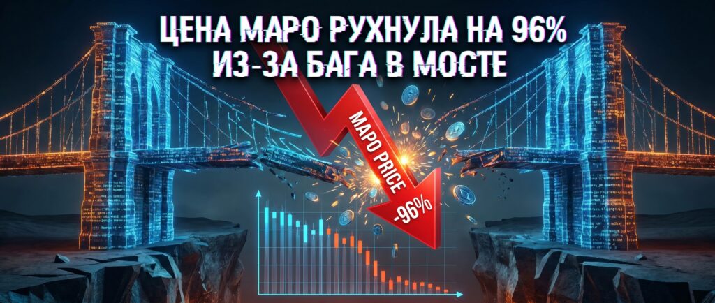 Цена MAPO рухнула на 96% из-за бага в мосте