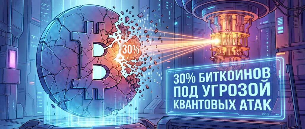 30% биткоинов под угрозой квантовых атак