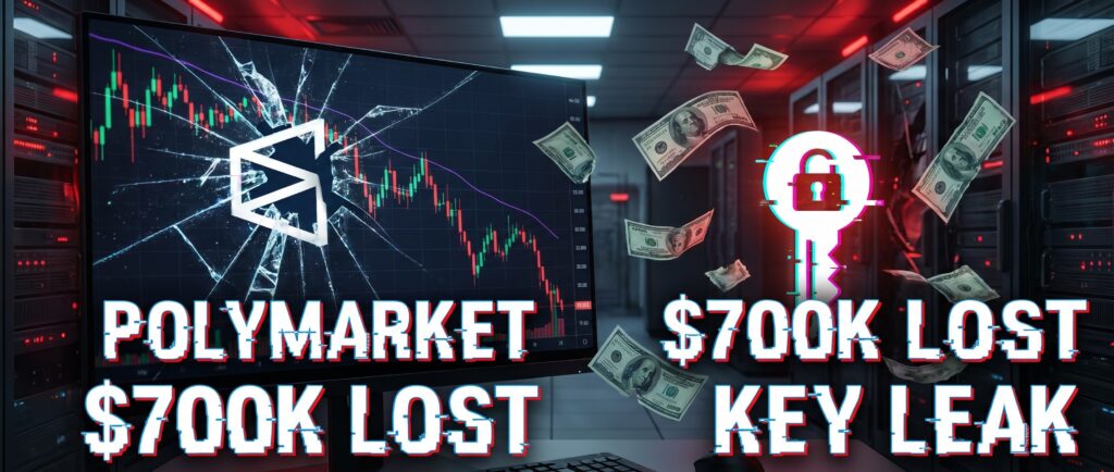 Polymarket потерял $700k из-за утечки ключа