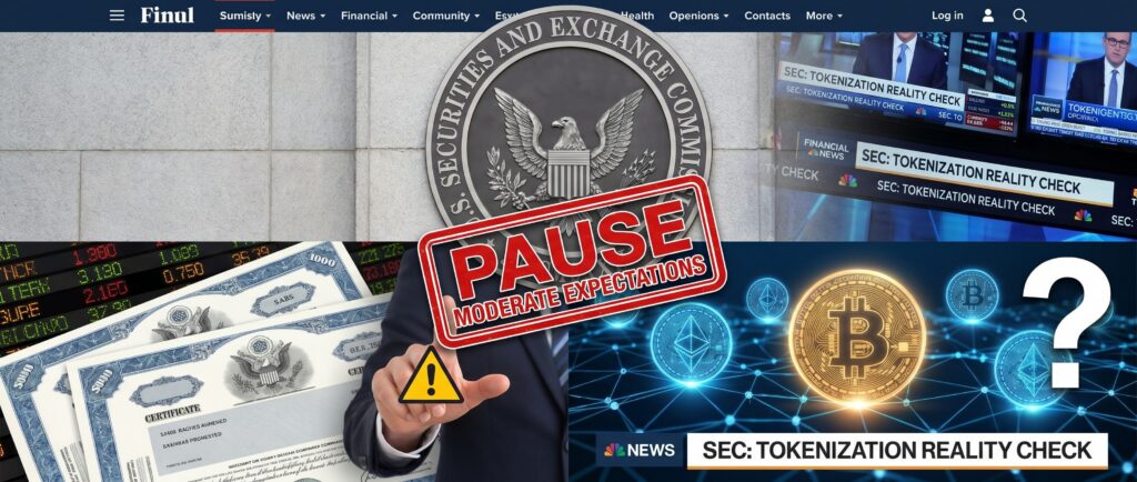 SEC призывает умерить ожидания от токенизации акций