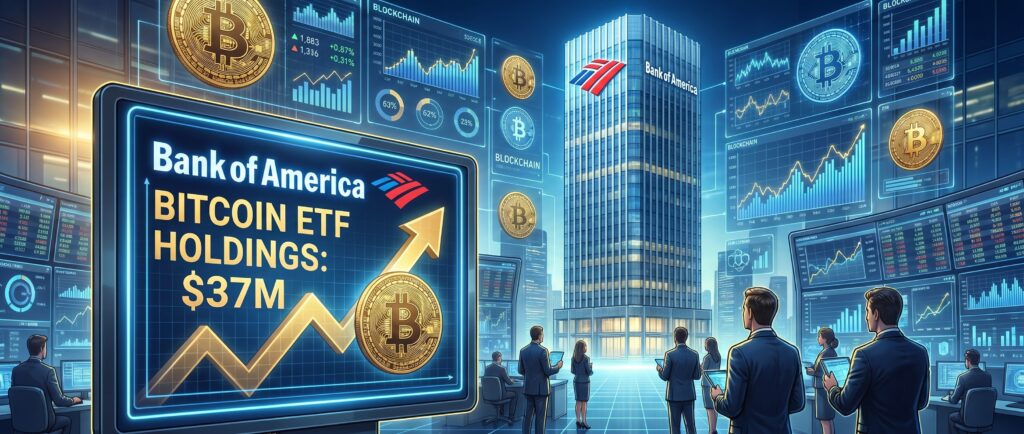 Bank of America нарастил долю в биткоин-ETF до $37 млн
