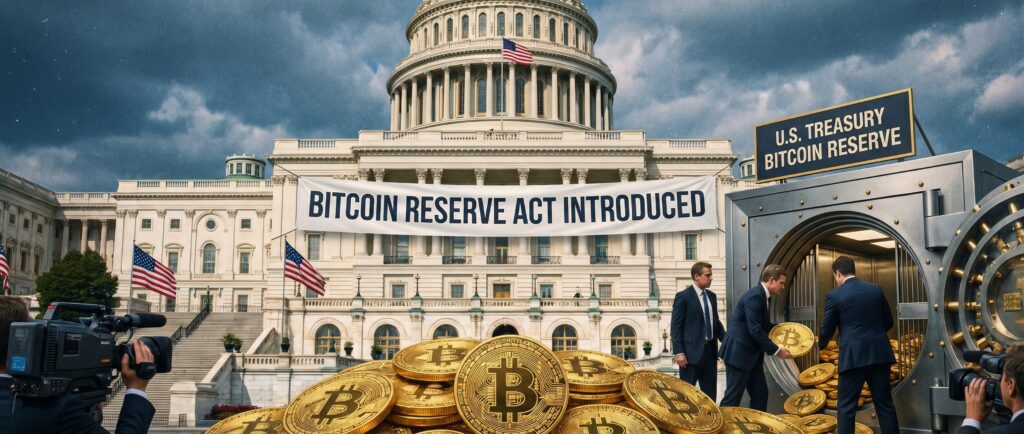 В США внесен закон о биткоин-резерве
