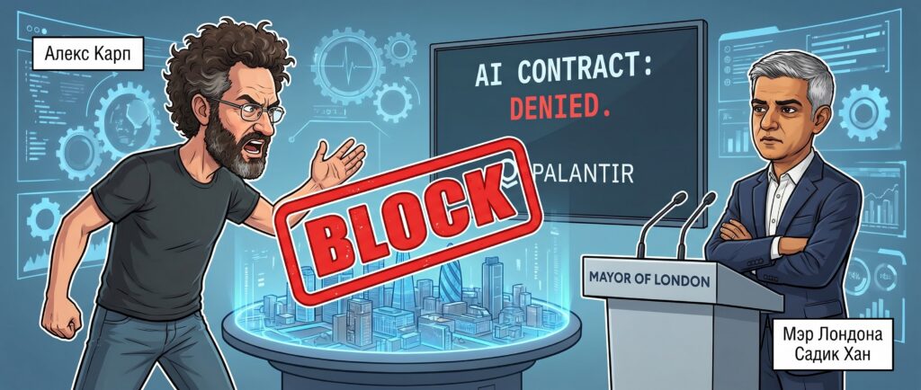 Глава Palantir раскритиковал мэра Лондона за блокировку ИИ-контракта