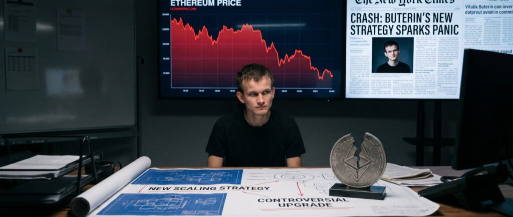 Ethereum падает из-за новой стратегии Бутерина