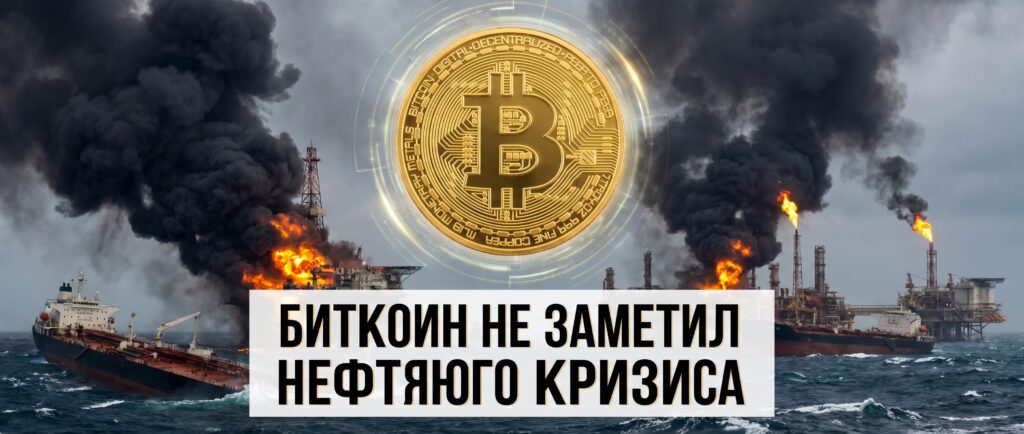 Биткоин не заметил нефтяного кризиса