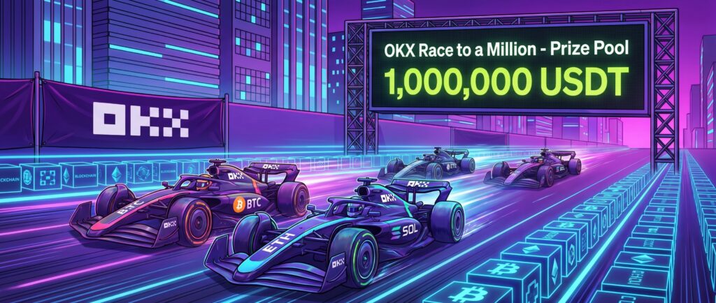 OKX запустила «Гонку на миллион» с призами до 1 млн USDT