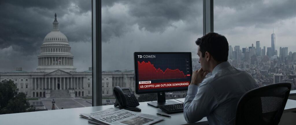 TD Cowen ухудшил прогноз по криптозакону в США