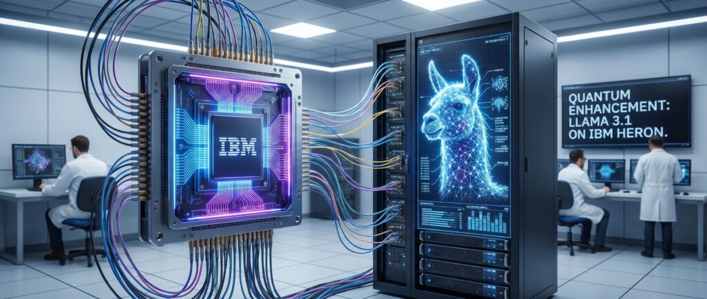 Квантовое улучшение Llama 3.1 на IBM Heron