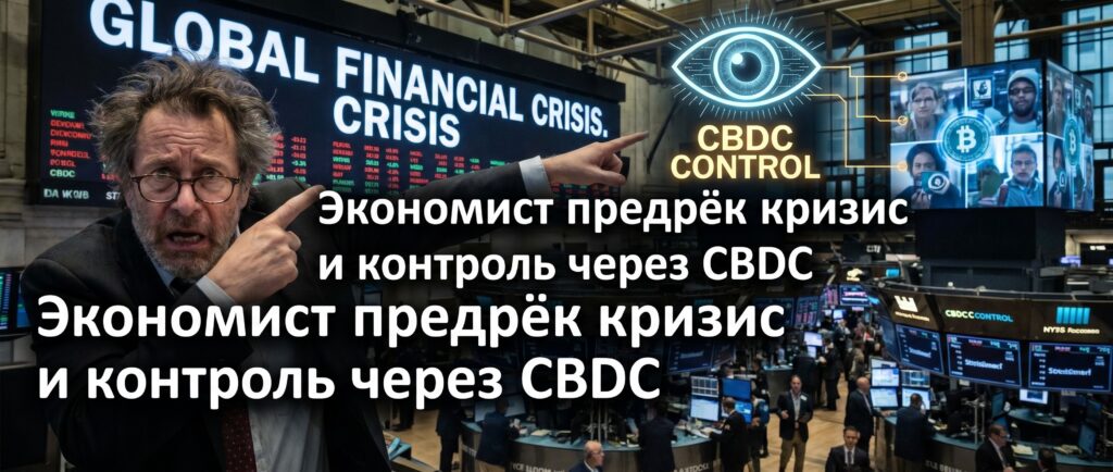 Экономист предрёк кризис и контроль через CBDC