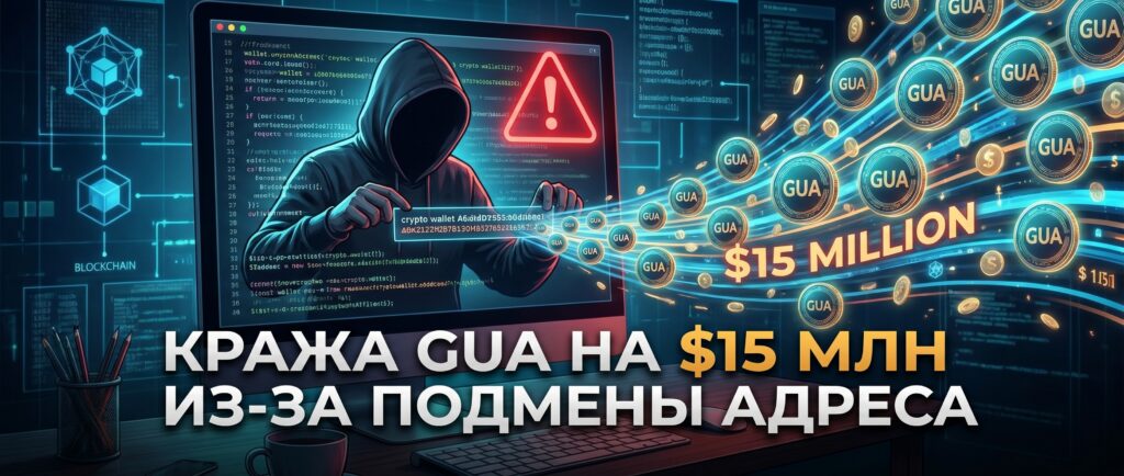 Кража GUA на $15 млн из-за подмены адреса