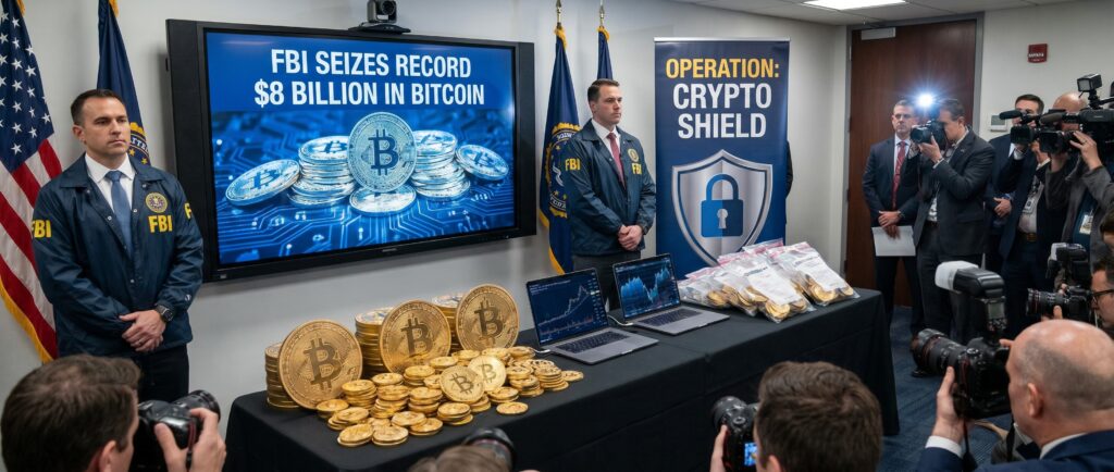 ФБР изъяло рекордные $8 млрд в биткоинах