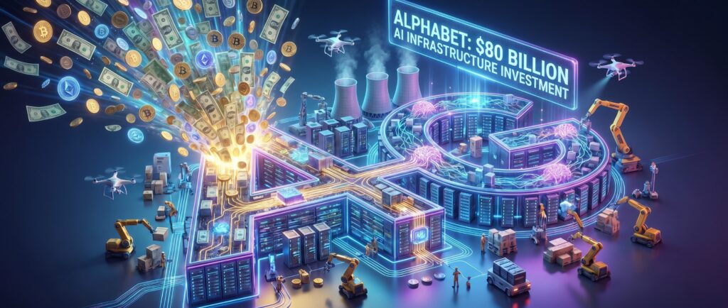 Alphabet привлечёт $80 млрд на ИИ-инфраструктуру
