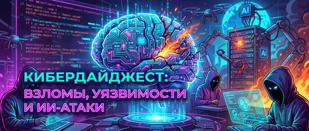 Кибердайджест: взломы, уязвимости и ИИ-атаки
