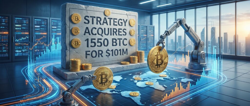 Strategy купила 1550 BTC за $101 млн