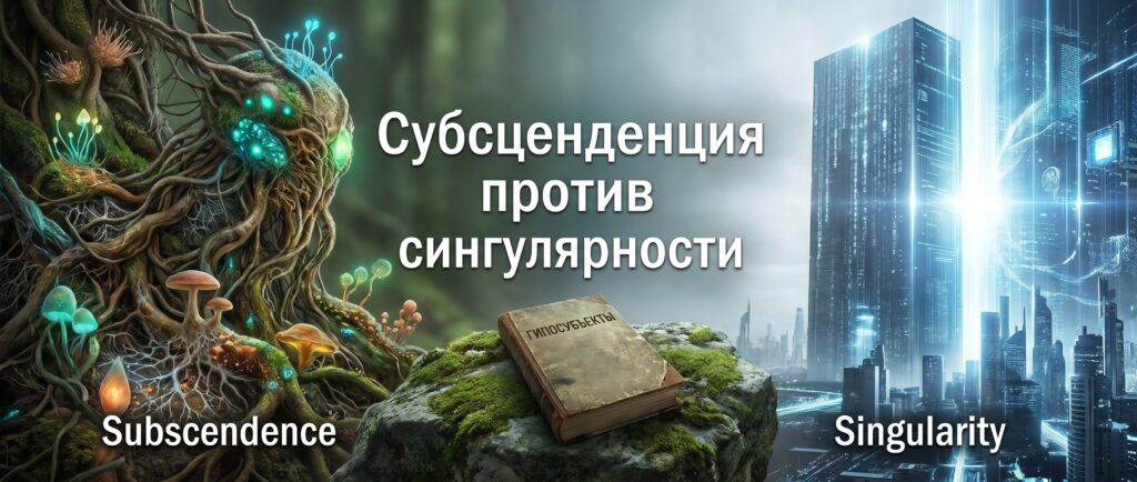 Субсценденция против сингулярности: рецензия на «Гипосубъекты»