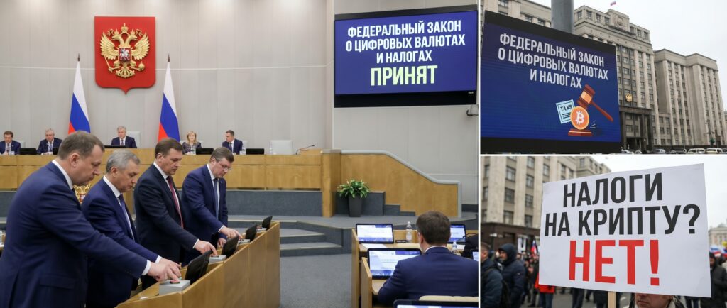 Госдума приняла закон о налогах на криптовалюту