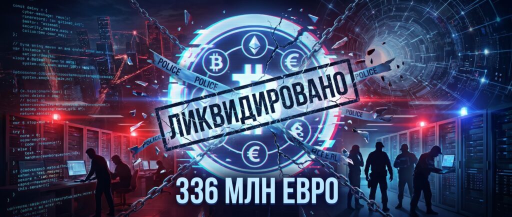 Ликвидирован криптосервис по отмыванию 336 млн евро