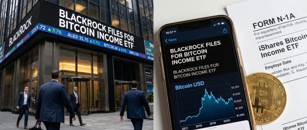 BlackRock подал заявку на доходный биткоин-ETF