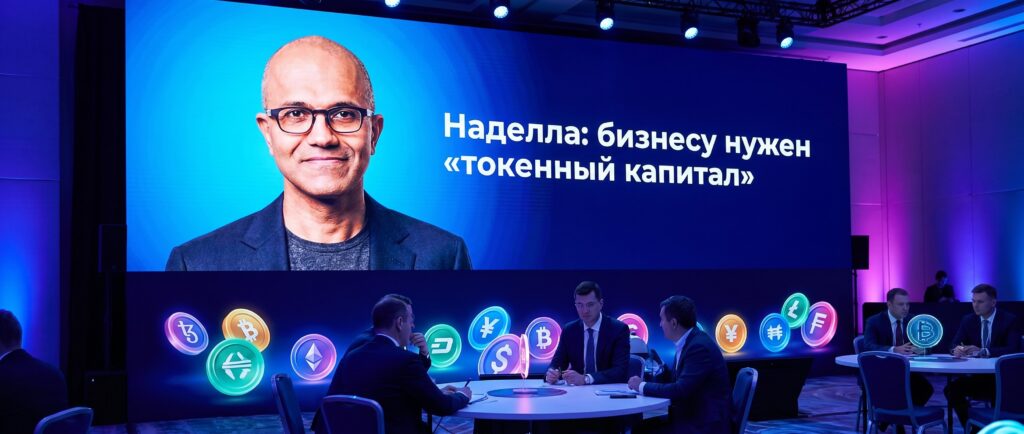 Наделла: бизнесу нужен «токенный капитал»