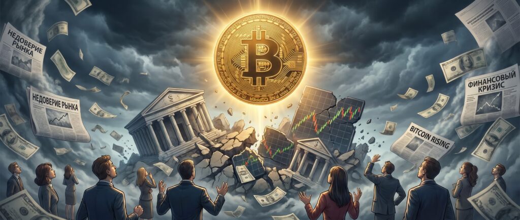 Биткоин дорожает на фоне недоверия рынка