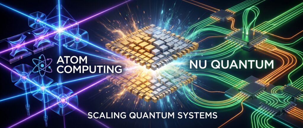 Atom Computing и Nu Quantum объединяются для масштабирования квантовых систем