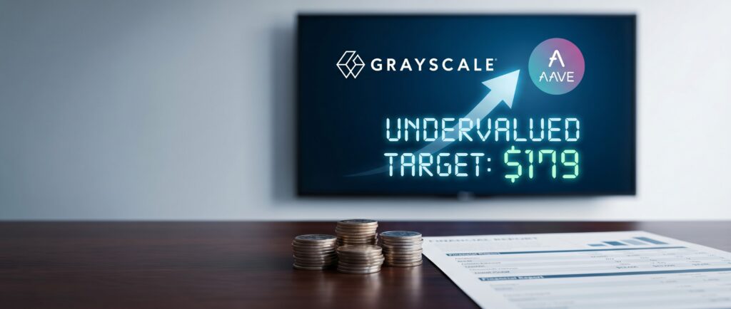 Grayscale назвал AAVE недооцененным с целью $179