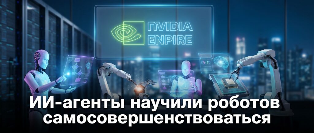 Nvidia ENPIRE: ИИ-агенты научили роботов самосовершенствоваться