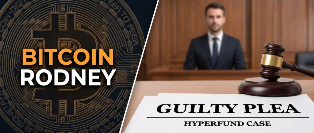 Bitcoin Rodney признал вину по делу HyperFund