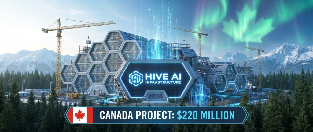 HIVE построит ИИ-инфраструктуру в Канаде за $220 млн