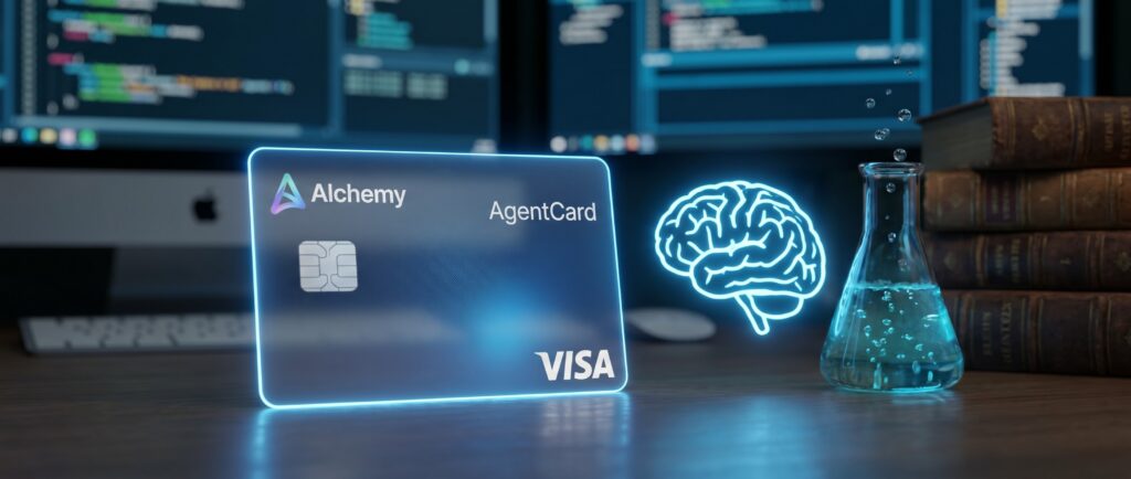 Alchemy и Visa запустили AgentCard для ИИ