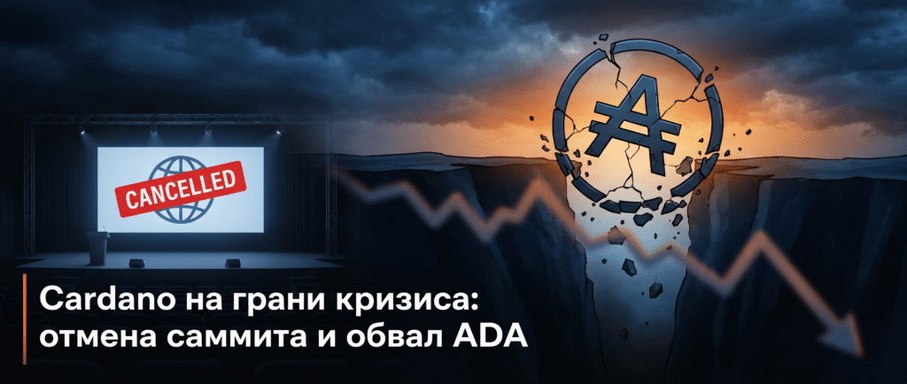 Cardano на грани кризиса: отмена саммита и обвал ADA