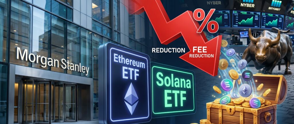 Morgan Stanley снизил комиссии ETF на Ethereum и Solana