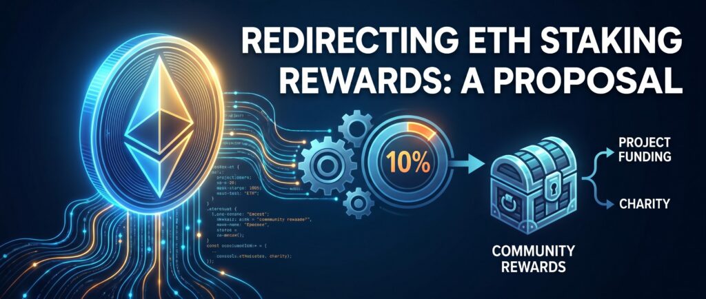 Предложение перенаправлять до 10% наград за стейкинг ETH
