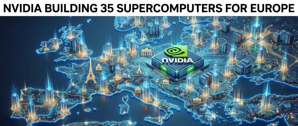 NVIDIA построит 35 суперкомпьютеров в Европе