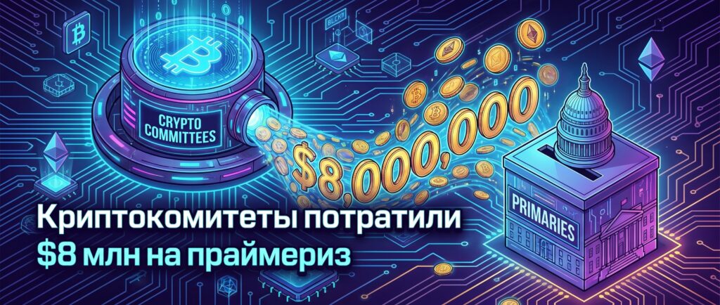 Криптокомитеты потратили $8 млн на праймериз